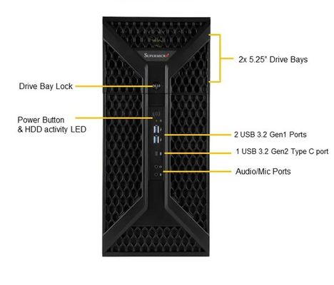 Supermicro Computer Rack Server SYS-730A-I Ultimate Solution For Workstations